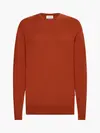 Calvin Klein SUPERIOR WOOL CREW N Erkek Turuncu Kazak