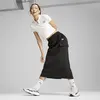 Puma DOWNTOWN Cargo Midi Skirt Siyah Kadın Etek
