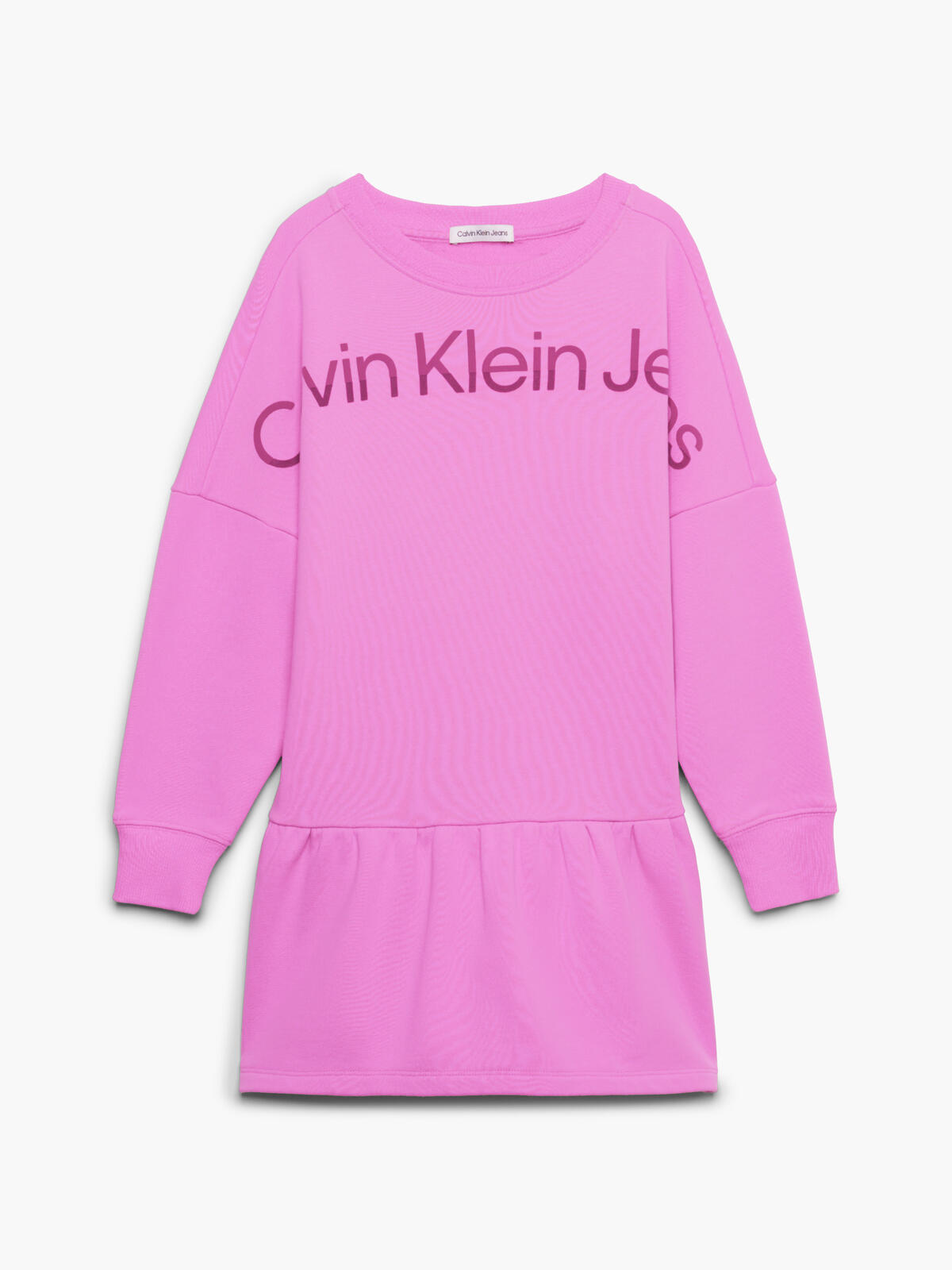 Calvin Klein HERO LOGO HWK DRESS Kadın Pembe Elbise
