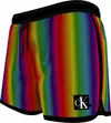 Calvin Klein MEDIUM RUNNER-PRINT Erkek Renkli Deniz Şortu