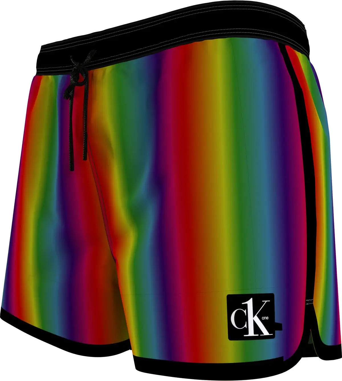 Calvin Klein MEDIUM RUNNER-PRINT Erkek Renkli Deniz Şortu