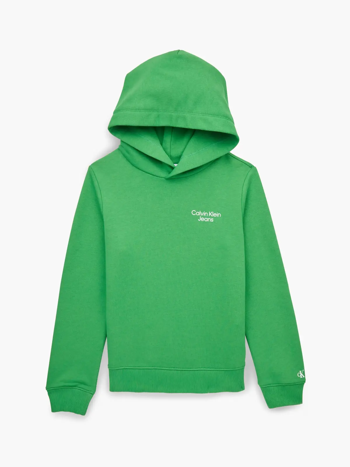 Calvin Klein CKJ STACK LOGO HOODI Erkek Yeşil Hoodie