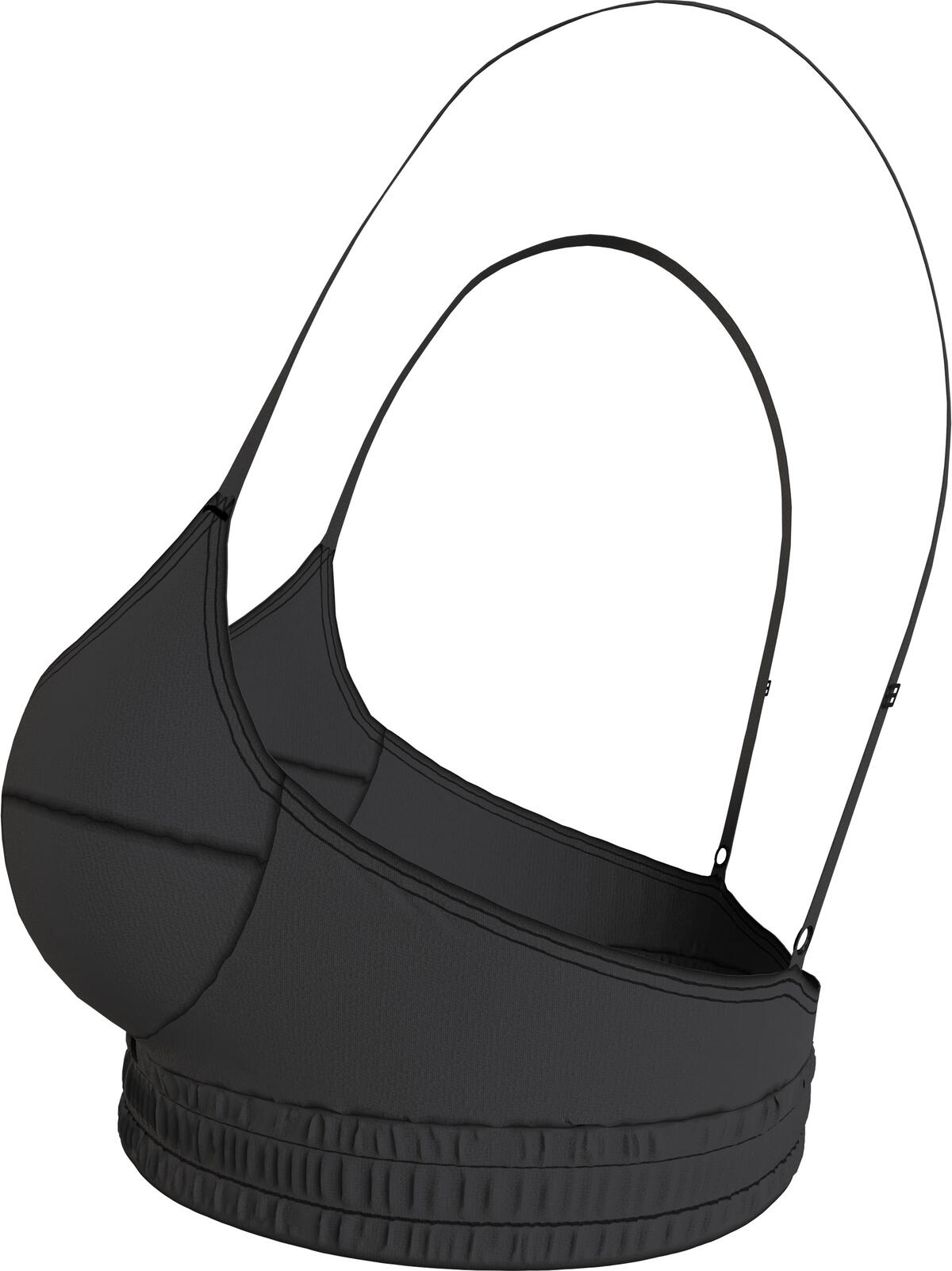 Calvin Klein DEMI BRALETTE Kadın Siyah Bikini Üstü
