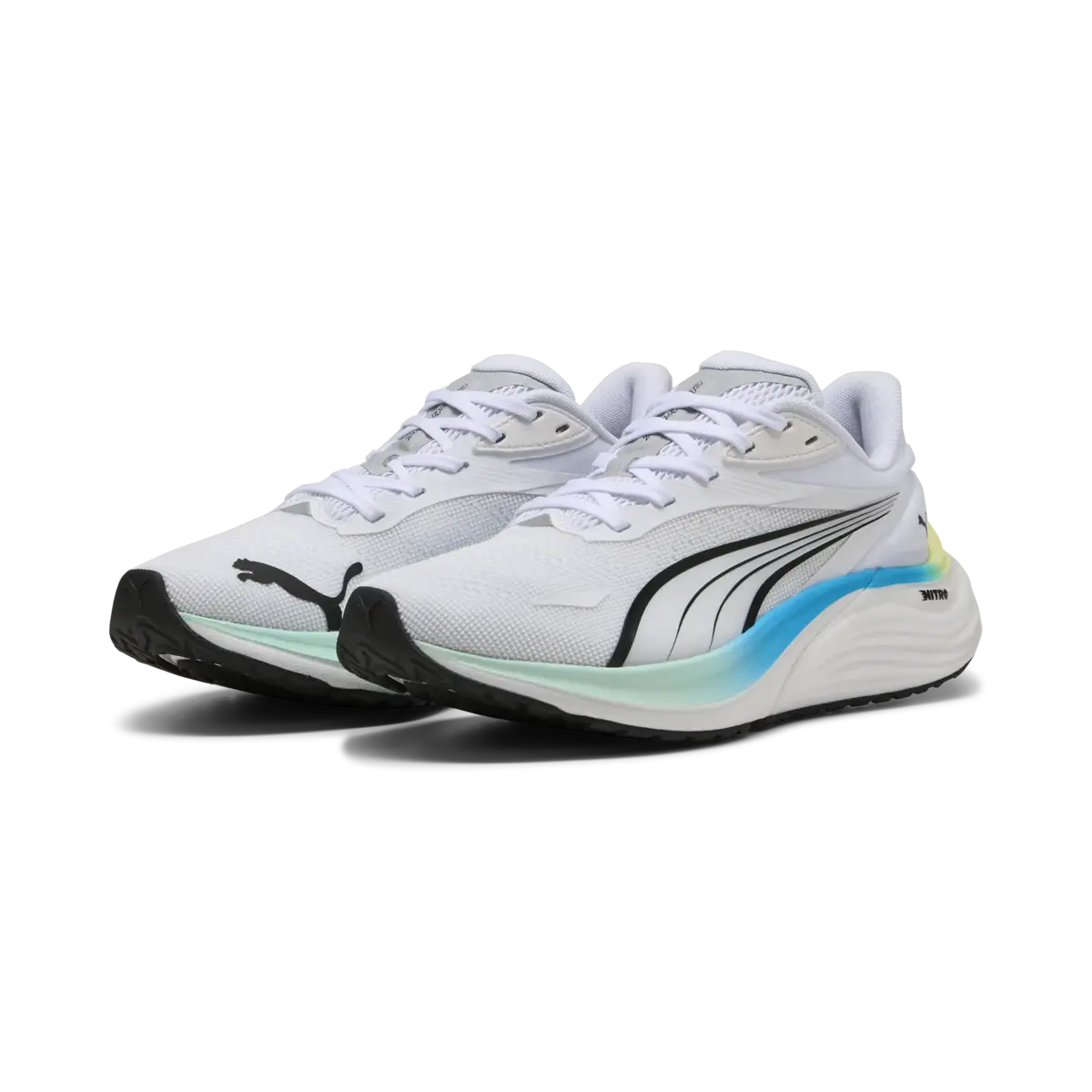 PUMA Electrify NITROTM4 Wns Beyaz Kadın Yürüyüş ve Koşu Ayakkabısı