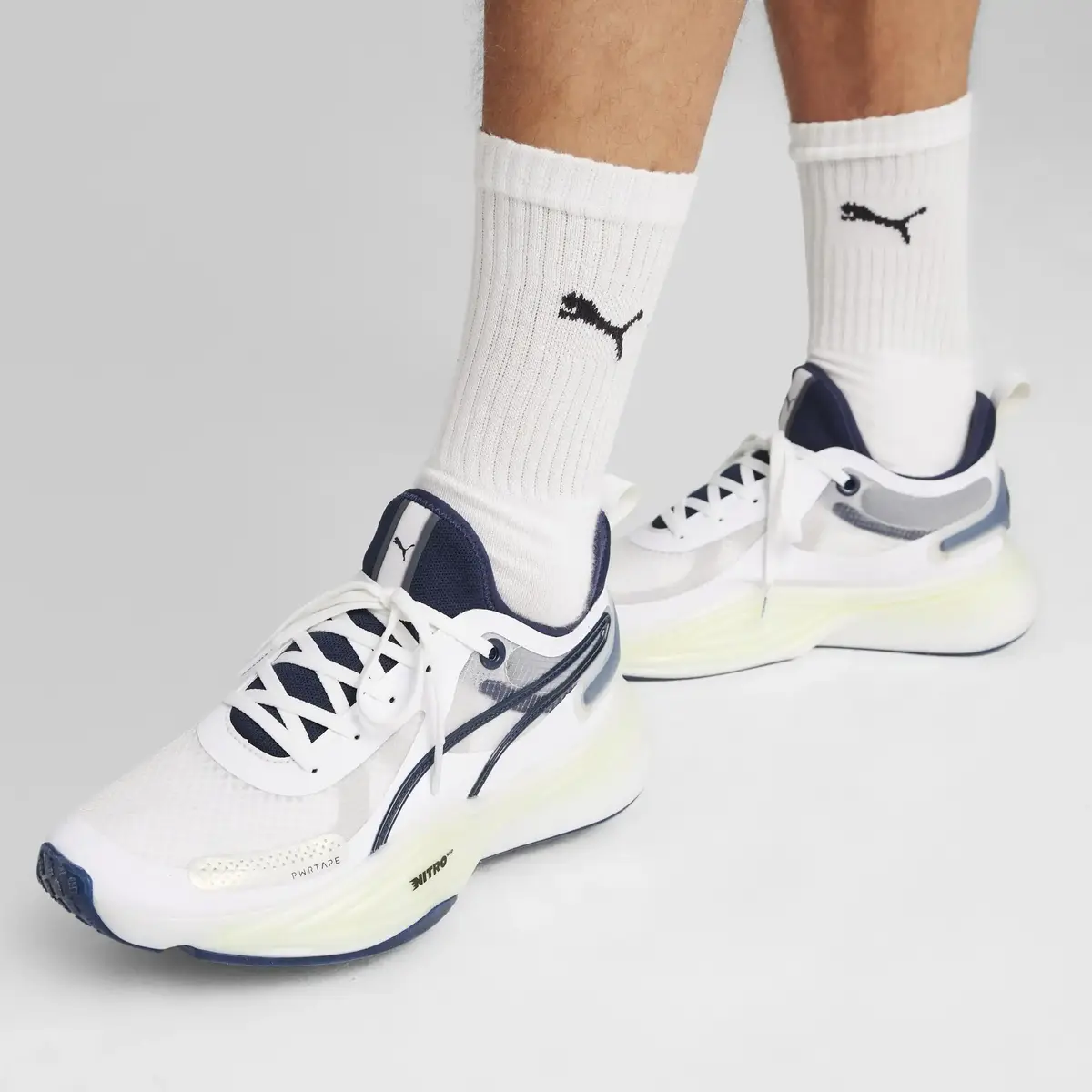 PUMA PWR NITRO SQD Beyaz Erkek Yürüyüş ve Koşu Ayakkabısı