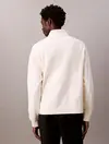 Calvin Klein PREMIUM TERRY CHAIN STITCH QTR Z Bej Erkek Sweatshirt Calvin Klein PREMIUM TERRY CHAIN STITCH QTR Z Bej Erkek Sweatshirt