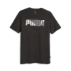 Puma GRAPHICS Wording Tee Siyah Erkek T-Shirt & Polo