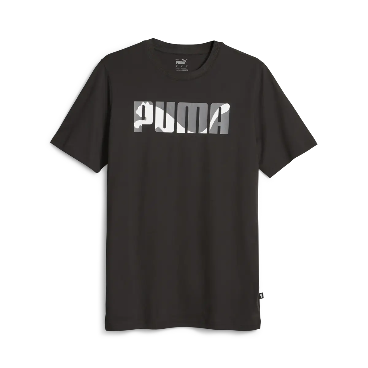Puma GRAPHICS Wording Tee Siyah Erkek T-Shirt & Polo