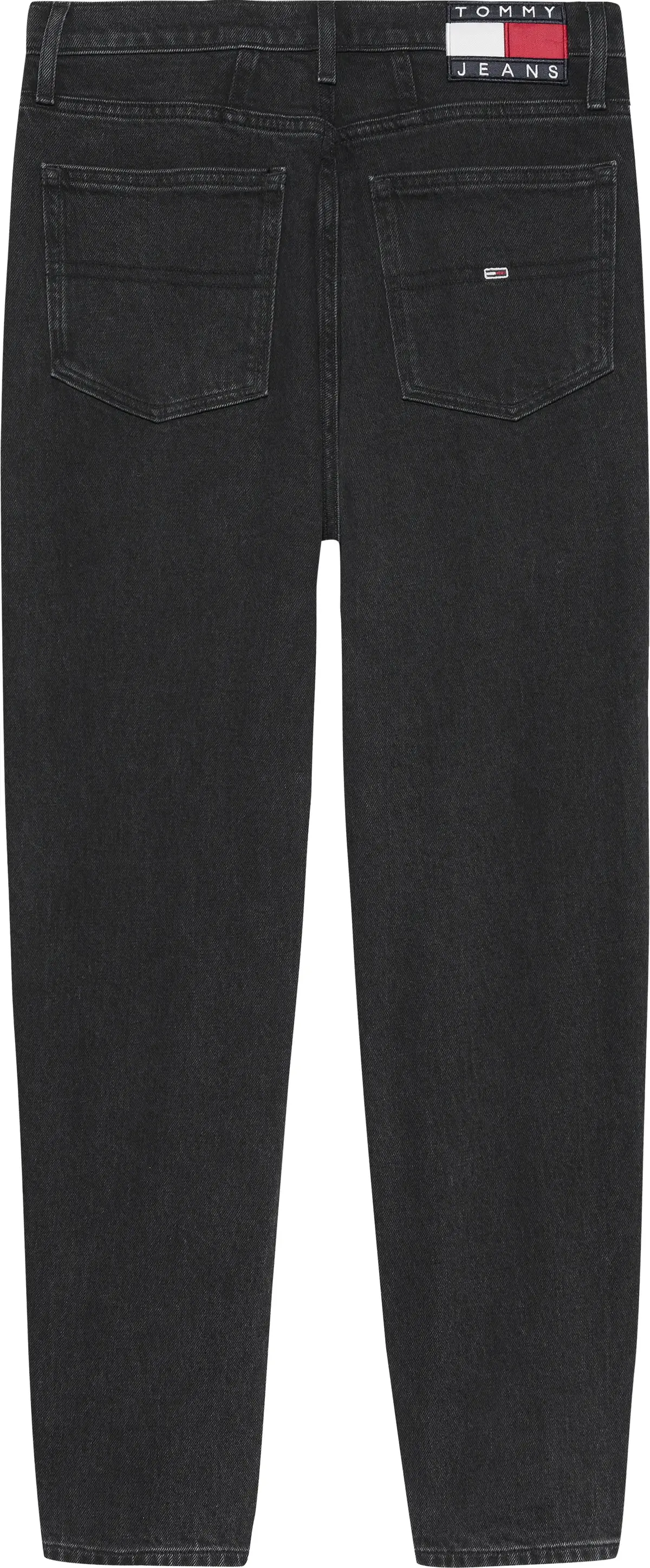 Tommy Hilfiger MOM JEAN UH TPR AI41, 1BZ Siyah Kadın Jean Pantolon