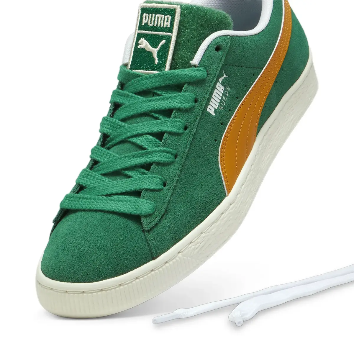 Puma Suede Patch Yeşil Unisex Günlük Spor Ayakkabı