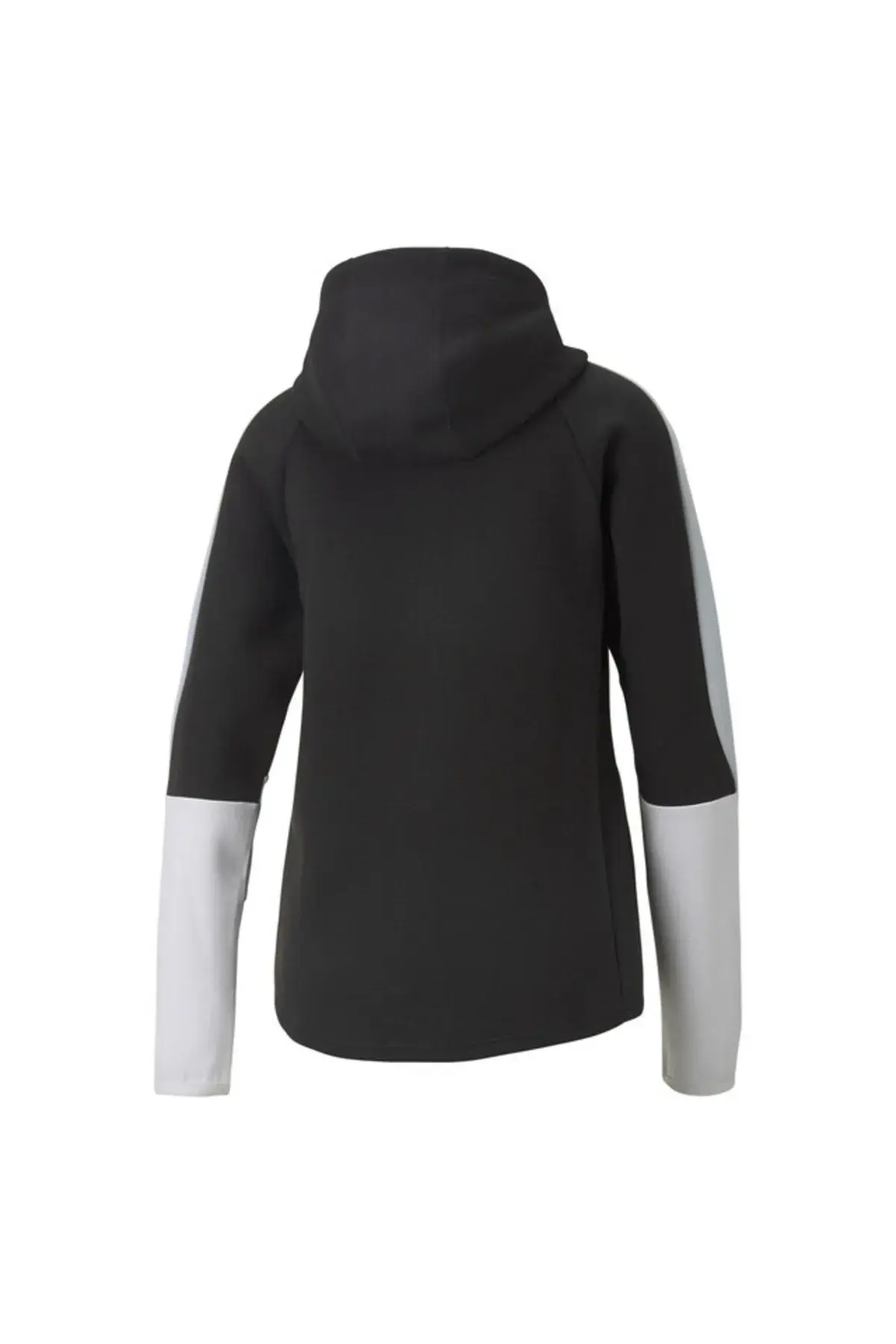 Puma Evostripe Full-Zip Hoodie Siyah Kadın Fermuarlı Hoodie