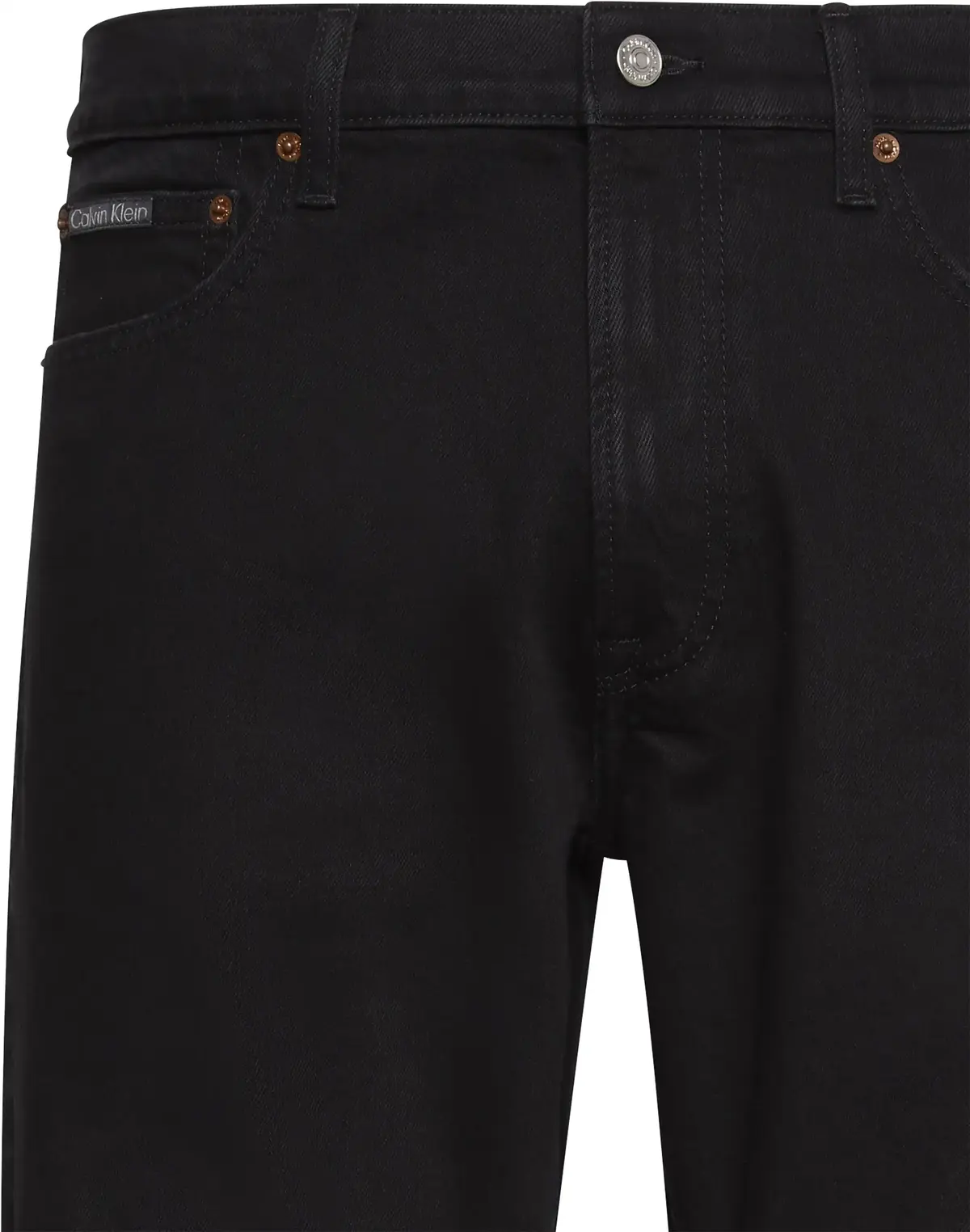 Calvin Klein SLIM STRAIGHT JAGUAR BLACK JEAN Erkek Siyah Kot Pantolon
