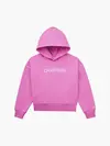 Calvin Klein INSTITUTIONAL CROPPE Kadın Pembe Hoodie
