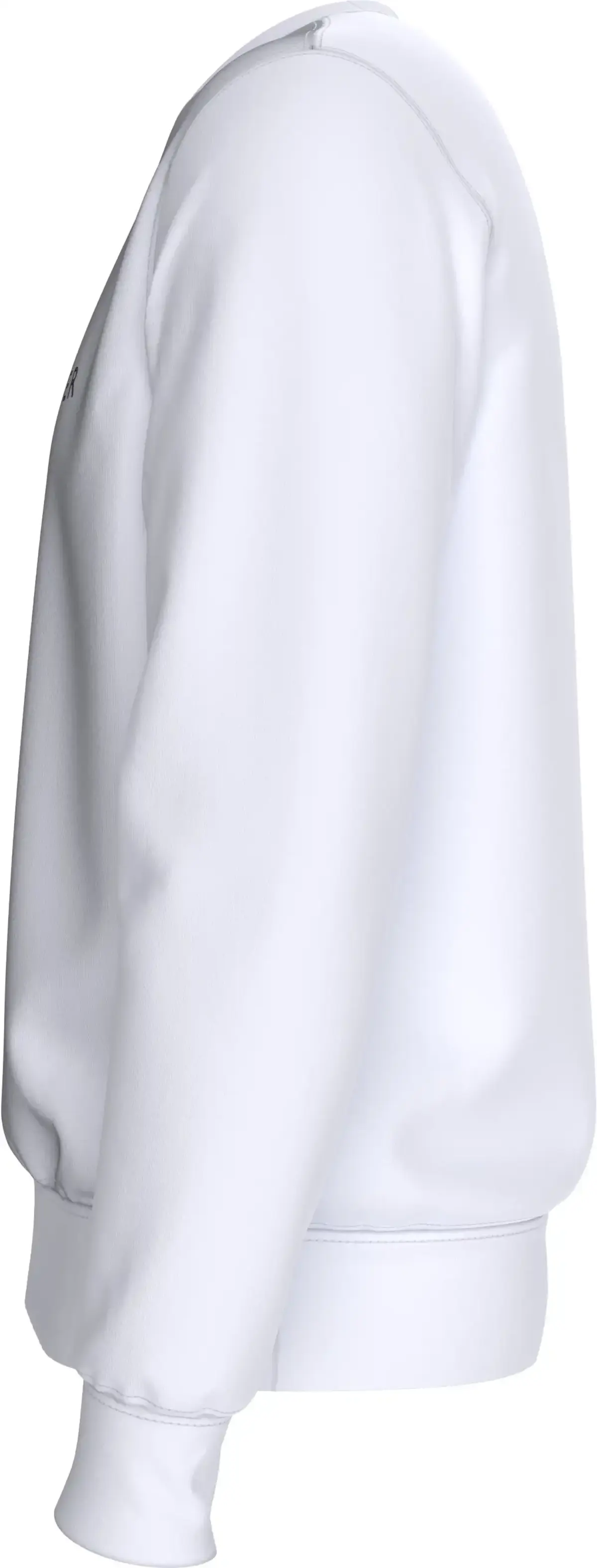 Tommy Hilfiger HILFIGER FLAG EMBRO Erkek Beyaz Sweatshirt