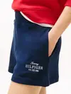 Tommy Hilfiger REG HILFIGER SWEATSH, C1G Lacivert Kadın Şort