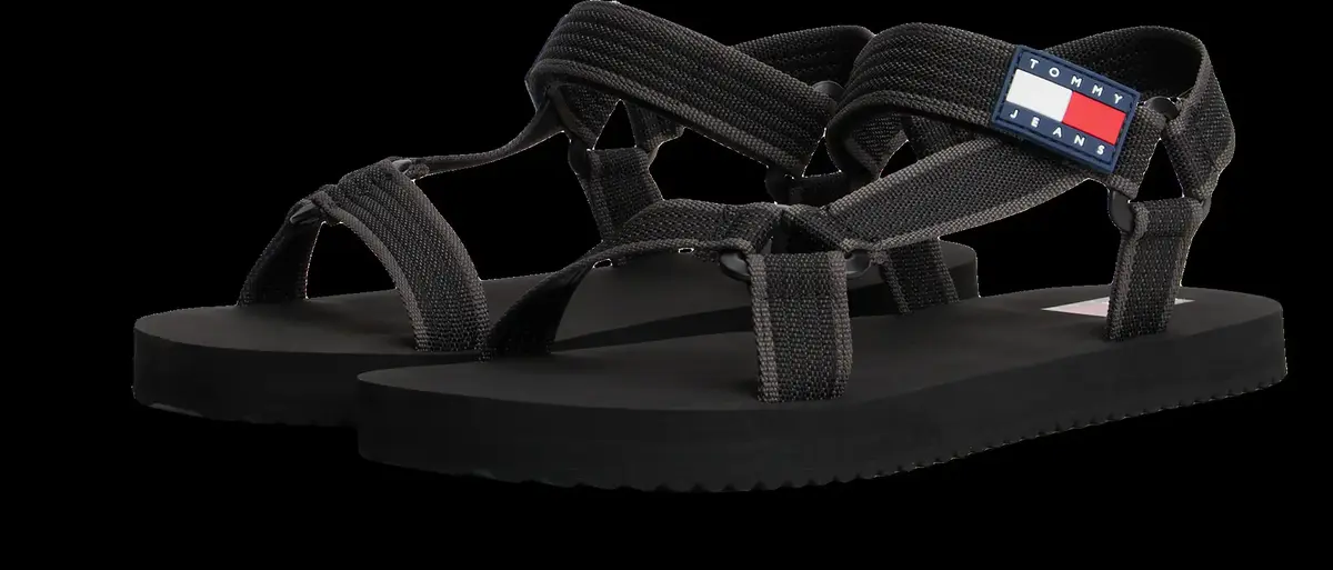 Tommy Hilfiger TJM CASUAL SANDAL, BDS Siyah Erkek Terlik