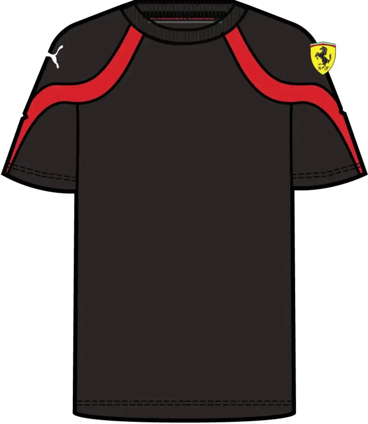 Puma Ferrari Race Statement Tee Siyah Erkek T-Shirt