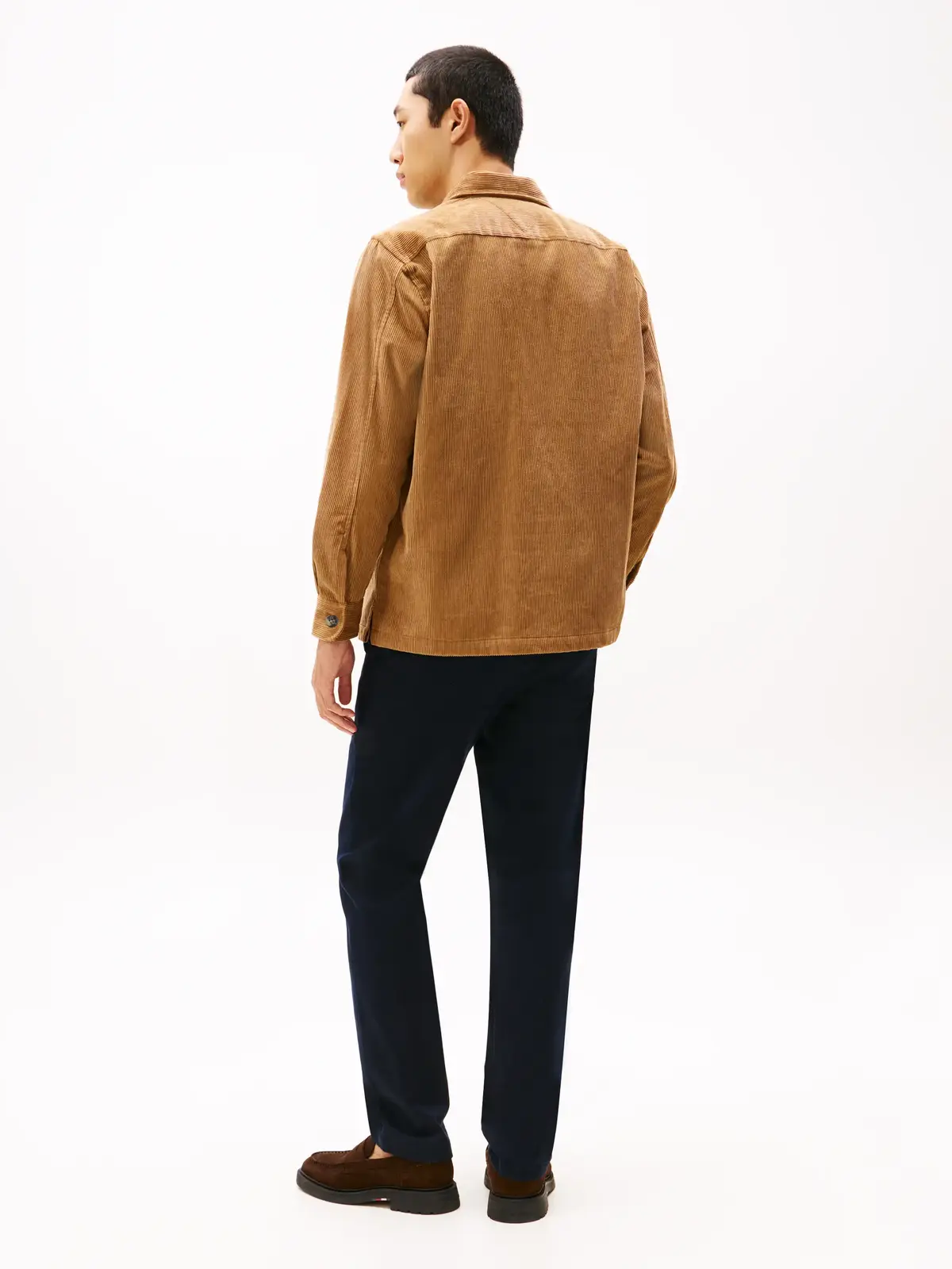 Tommy Hilfiger CORDUROY RLX OVERSHI, 0HD Kahverengi Erkek Ceket