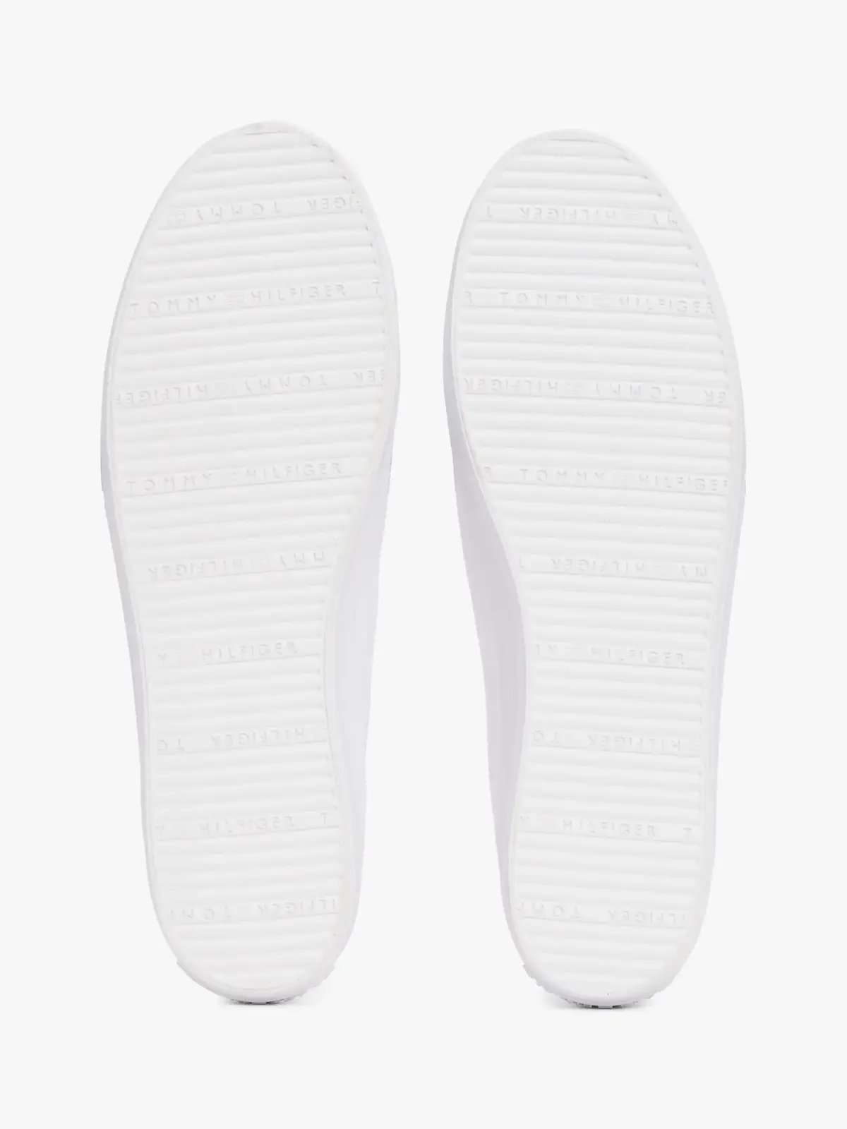 Tommy Hilfiger VULC CANVAS SLIP-ON, YBS Beyaz Kadın Spor Ayakkabı & Sneaker