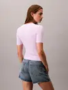 Calvin Klein A- Modal Rib Tee Pembe Kadın Tişört