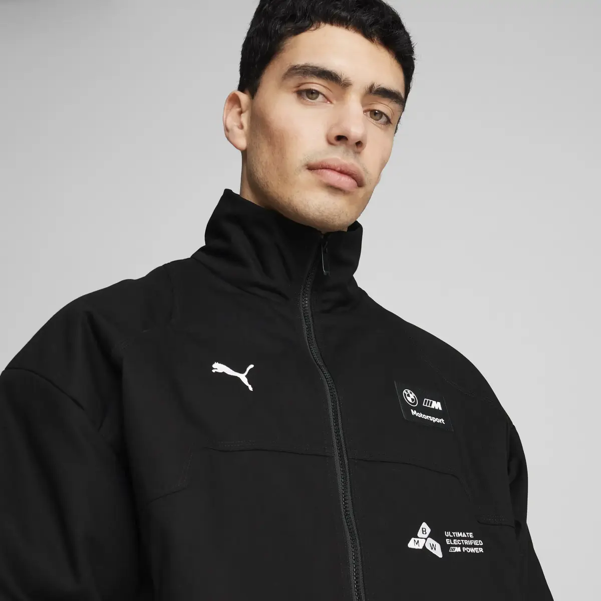 Puma BMW MMS STATEMENT JACKET Siyah Erkek Fermuarlı Ceket