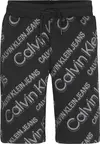Calvin Klein SLANTED AOP LOGO SHO Erkek Siyah Şort