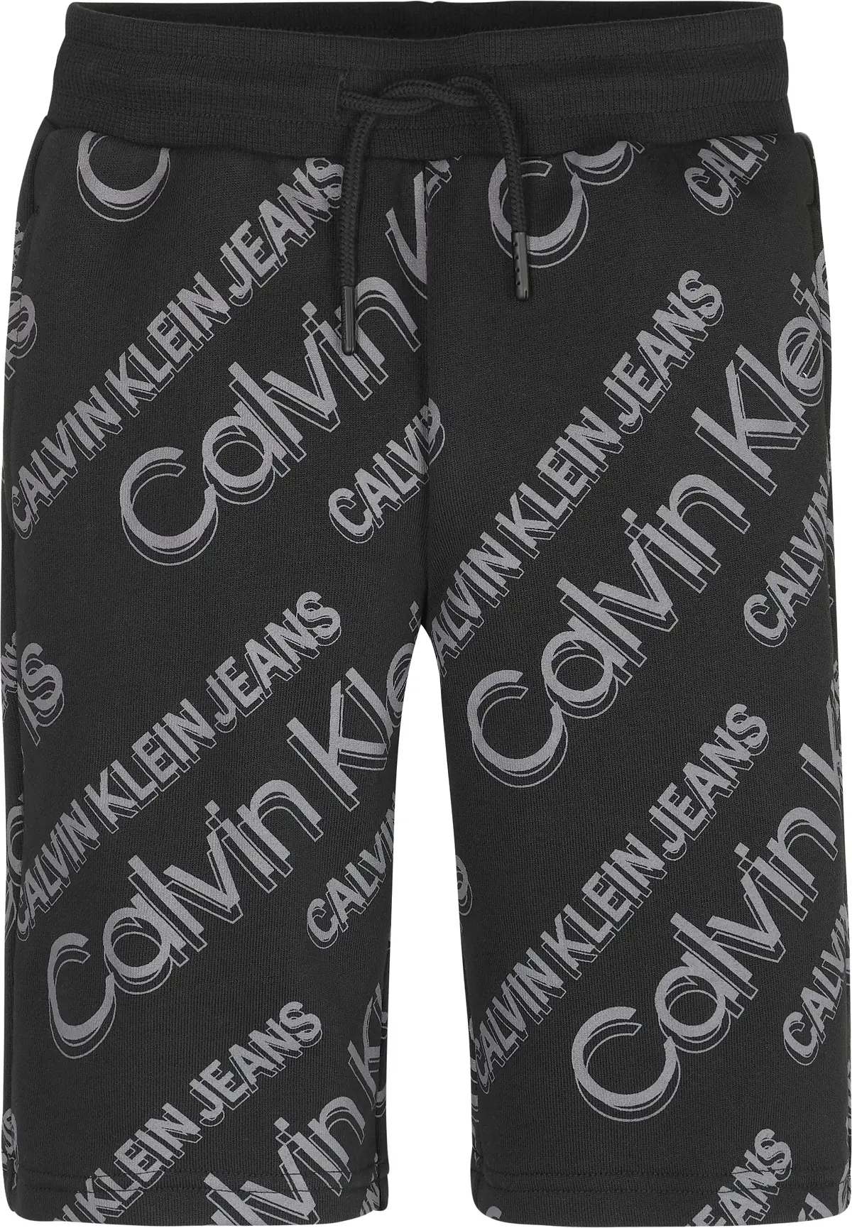 Calvin Klein SLANTED AOP LOGO SHO Erkek Siyah Şort