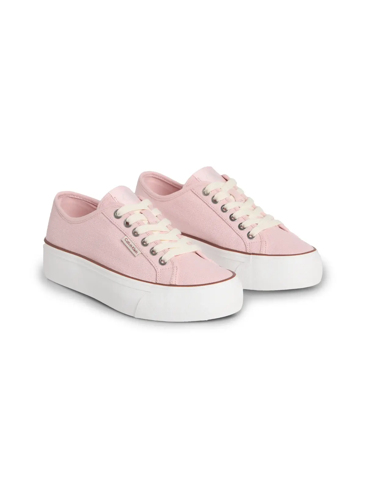 Calvin Klein VULC FLATFORM CTN LO Pembe Kadın Sneaker