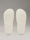 Calvin Klein SLIDE MONOGRAM HARDW, AEO Krem Kadın Terlik