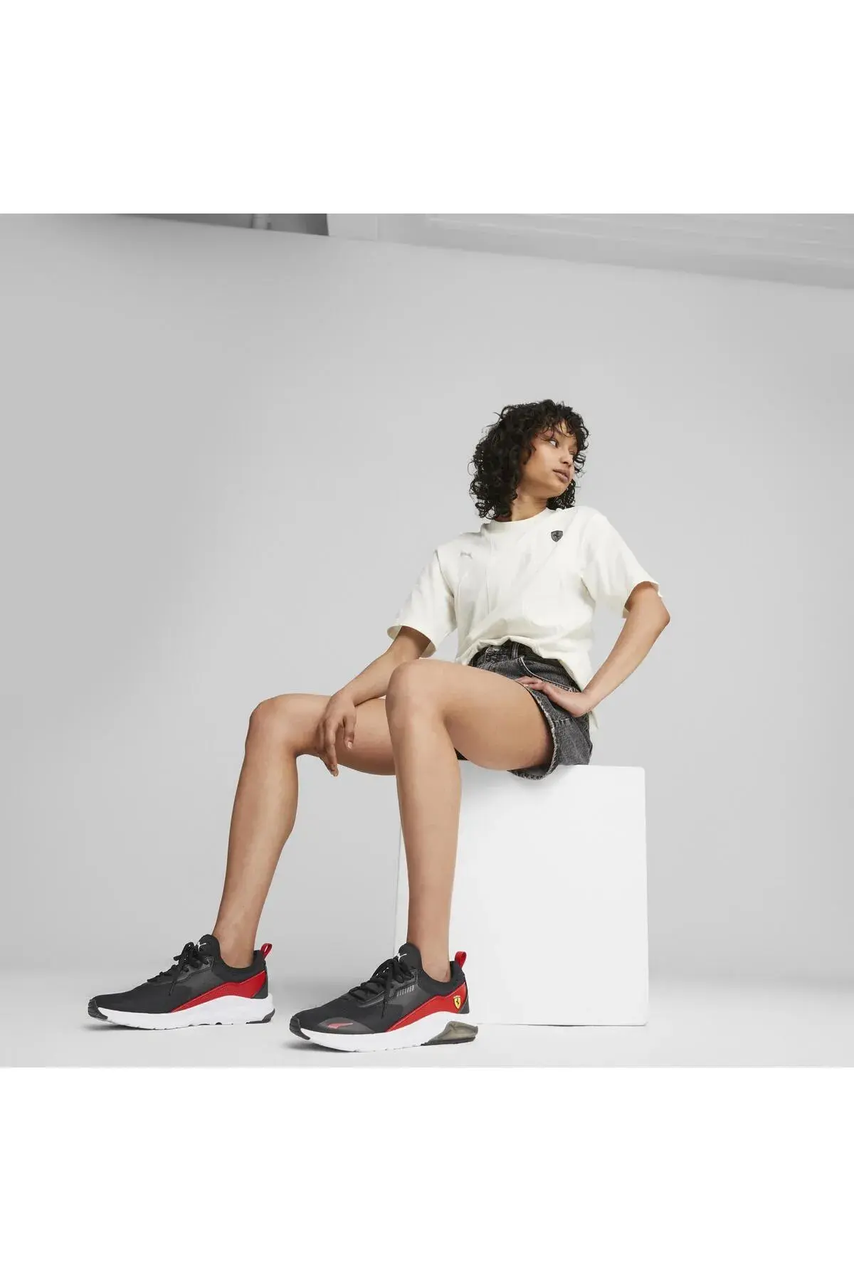 Puma Ferrari Electron E Pro Siyah Erkek Günlük Spor Ayakkabı