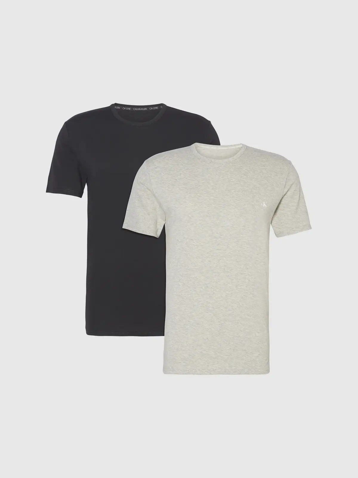 Calvin Klein S/S CREW NECK 2PK Erkek Siyah T-Shirt