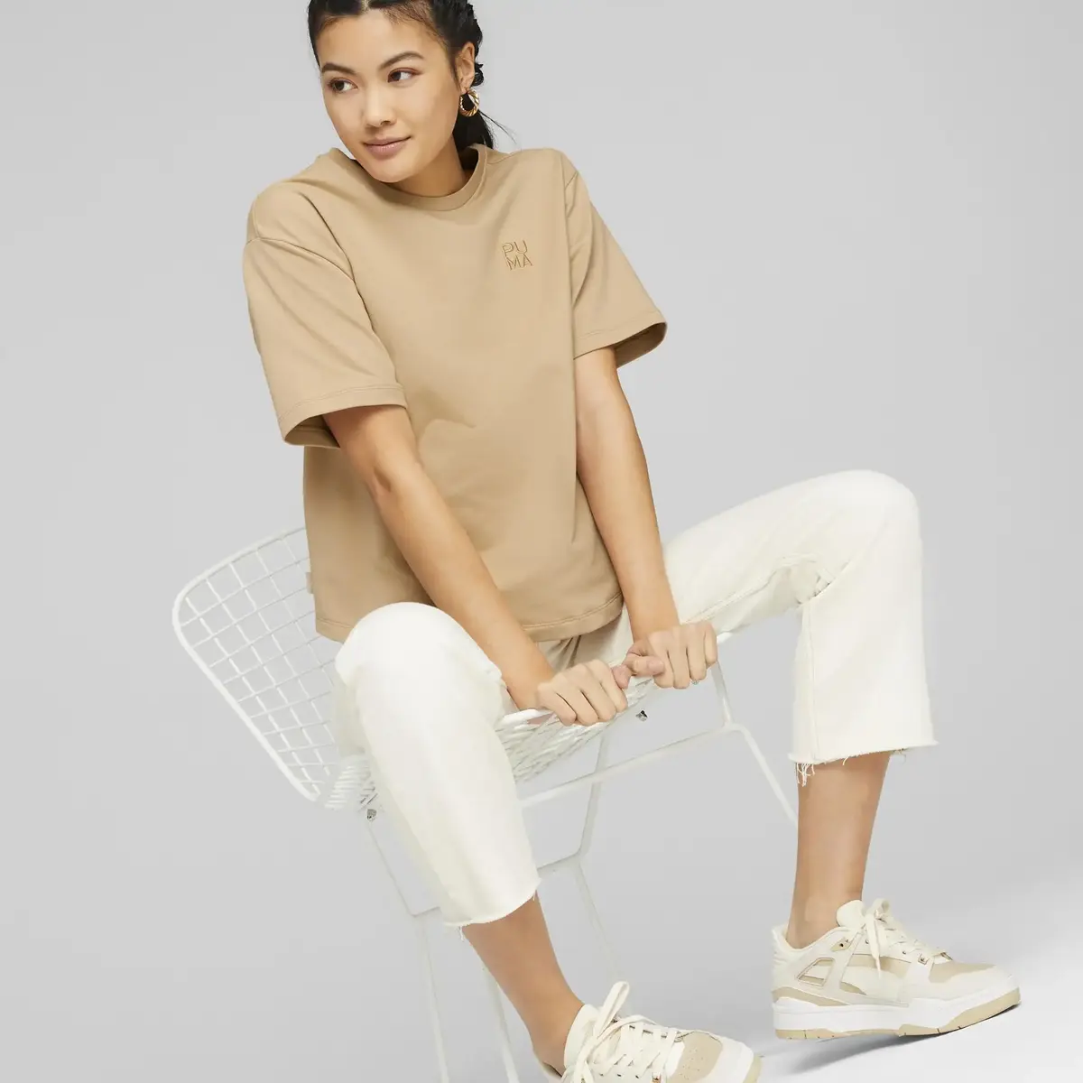 Puma Infuse Tee Bej Kadın T-shirt
