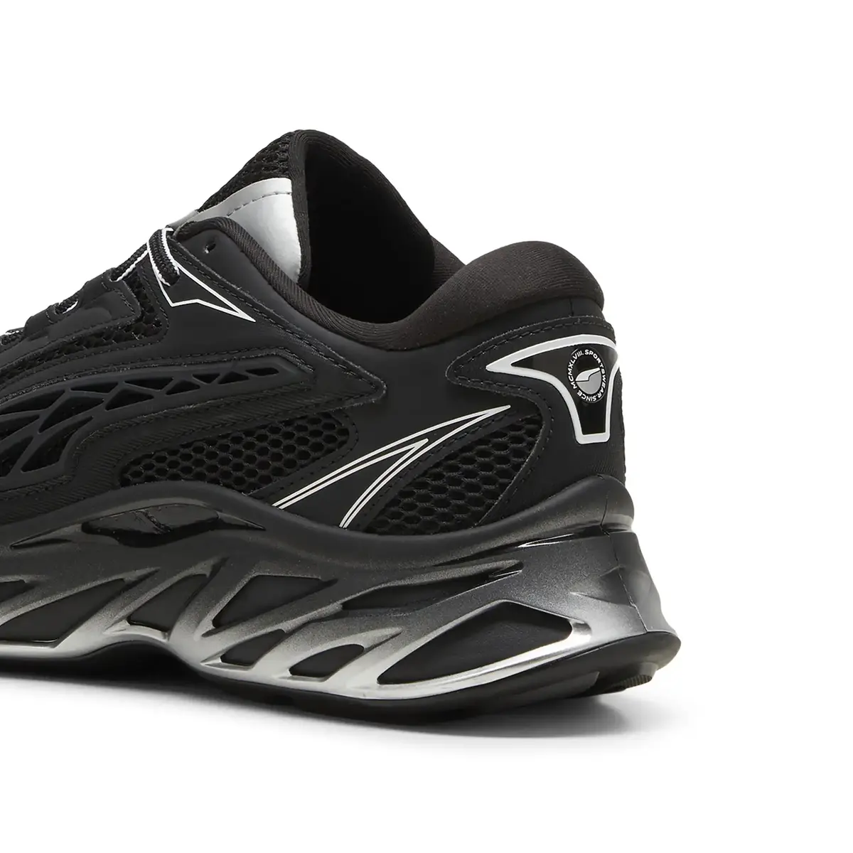 PUMA Exotek NITRO Racing Line Siyah Unisex Yürüyüş ve Koşu Ayakkabısı