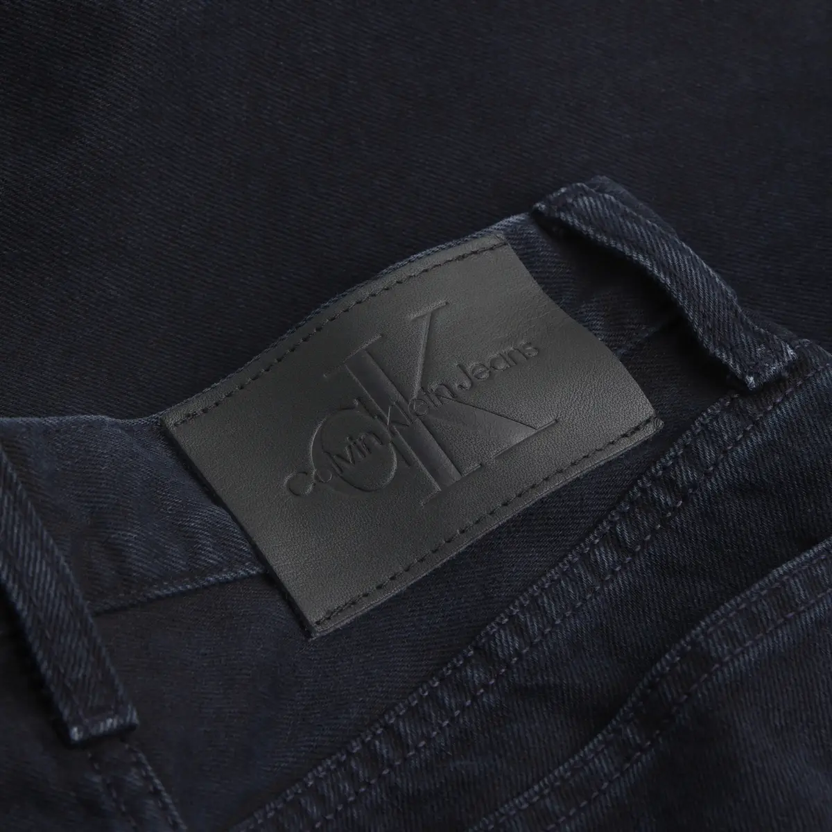 Calvin Klein HIGH RISE STRAIGHT, 1BJ Lacivert Kadın Jean Pantolon