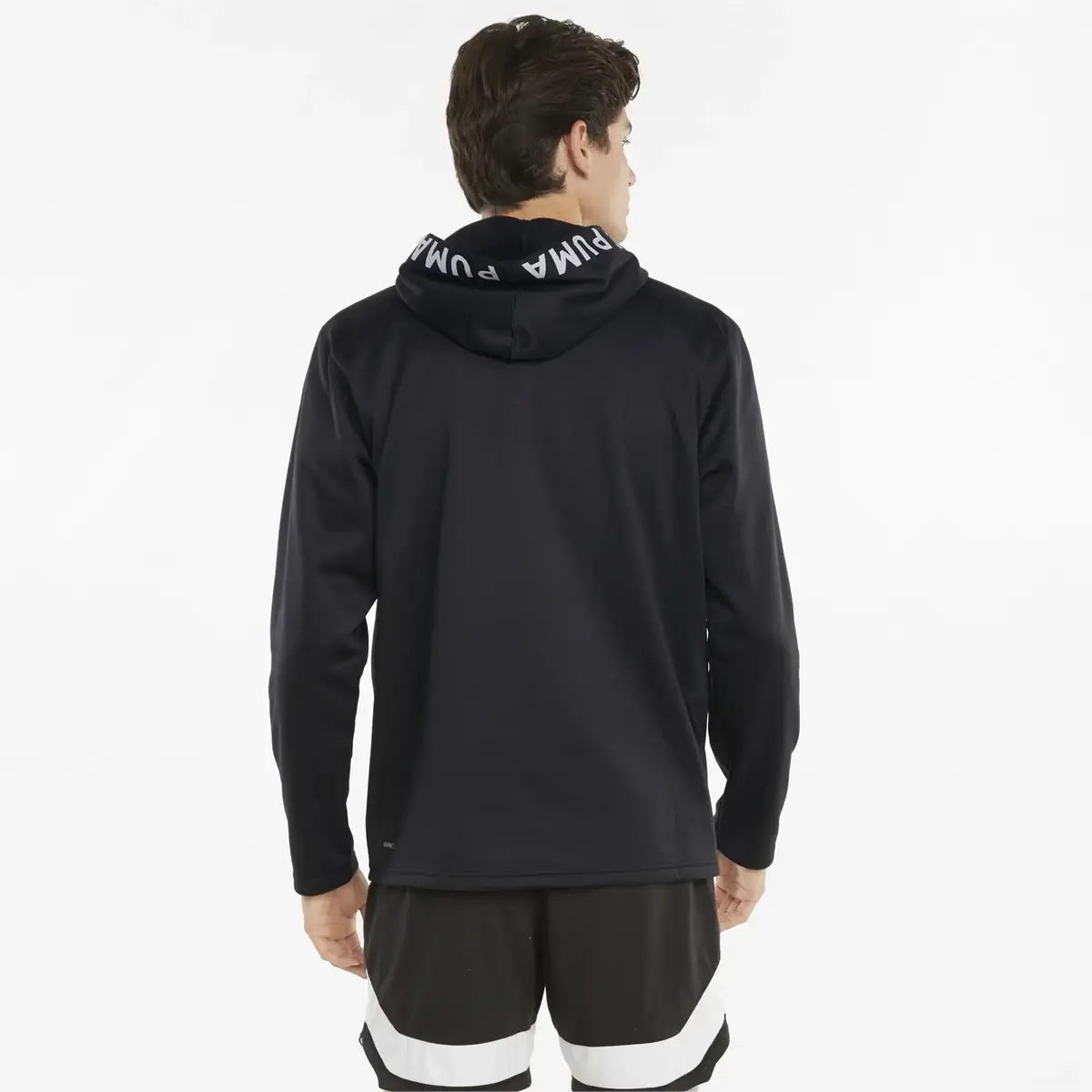 Puma TRAIN PWR FLEECE HOODIE Siyah Erkek Hoodie