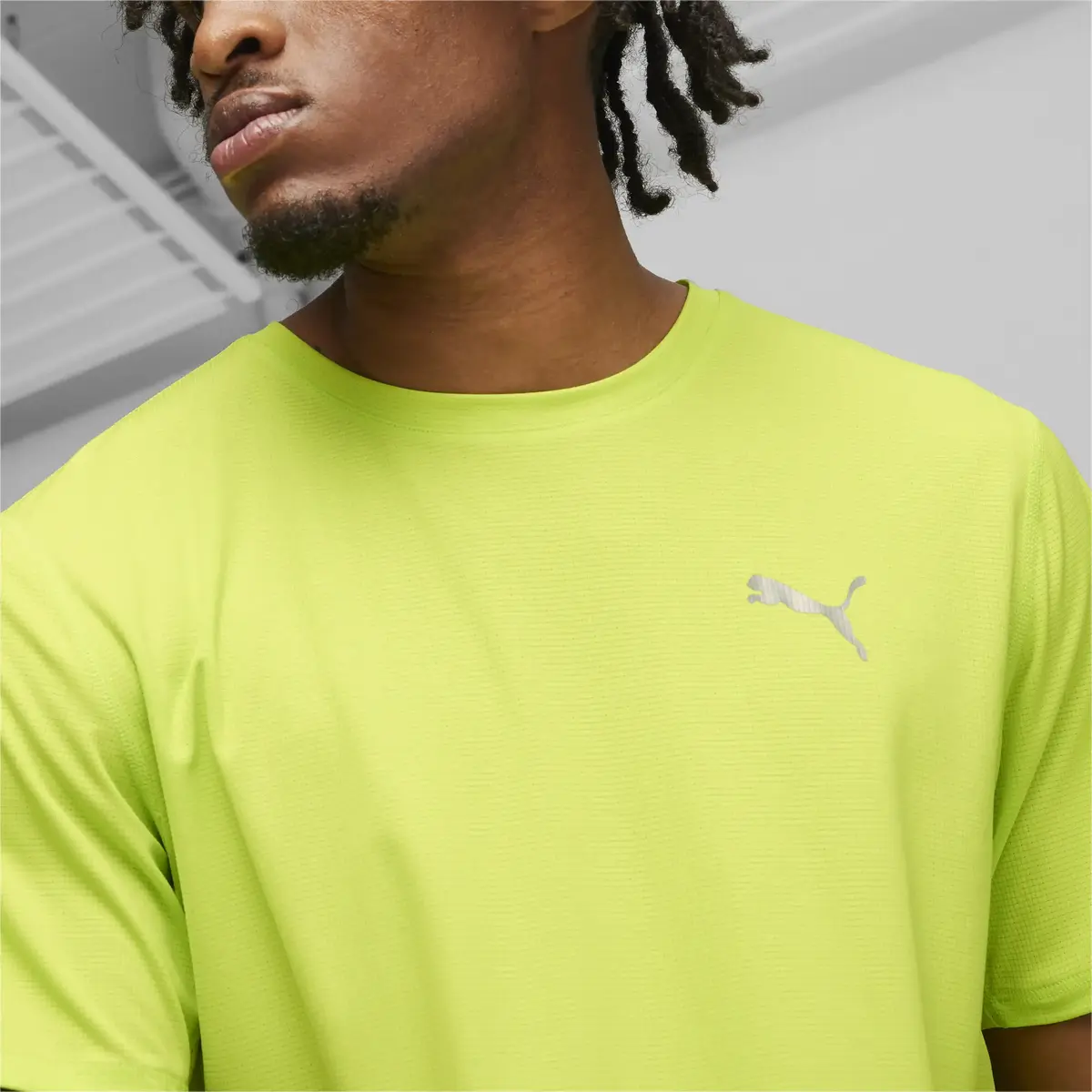 Puma RUN FAVORITES VELOCITY TEE Sarı Erkek T-Shirt