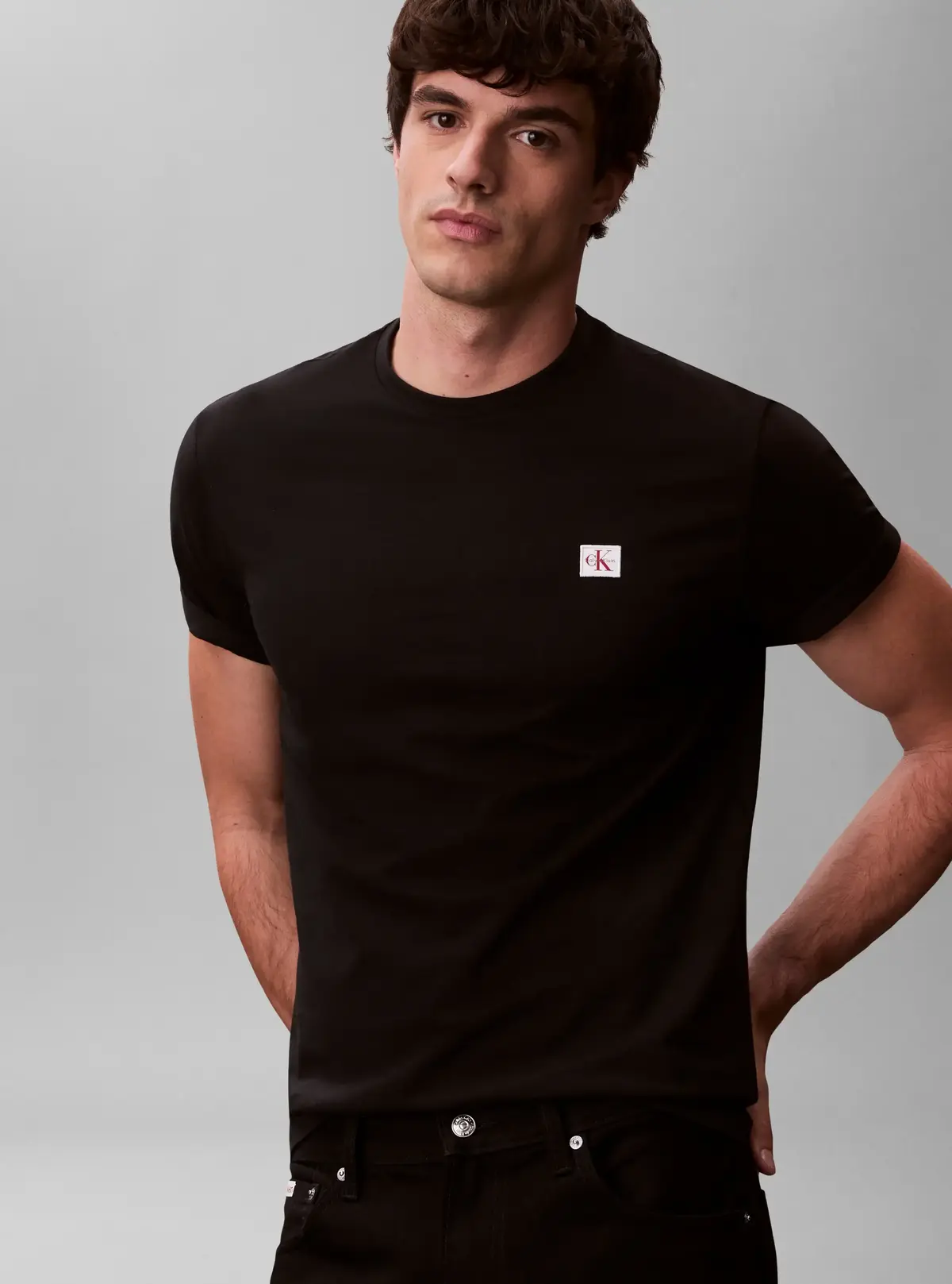 SS WOVEN LABEL TEE 2, 3GE
