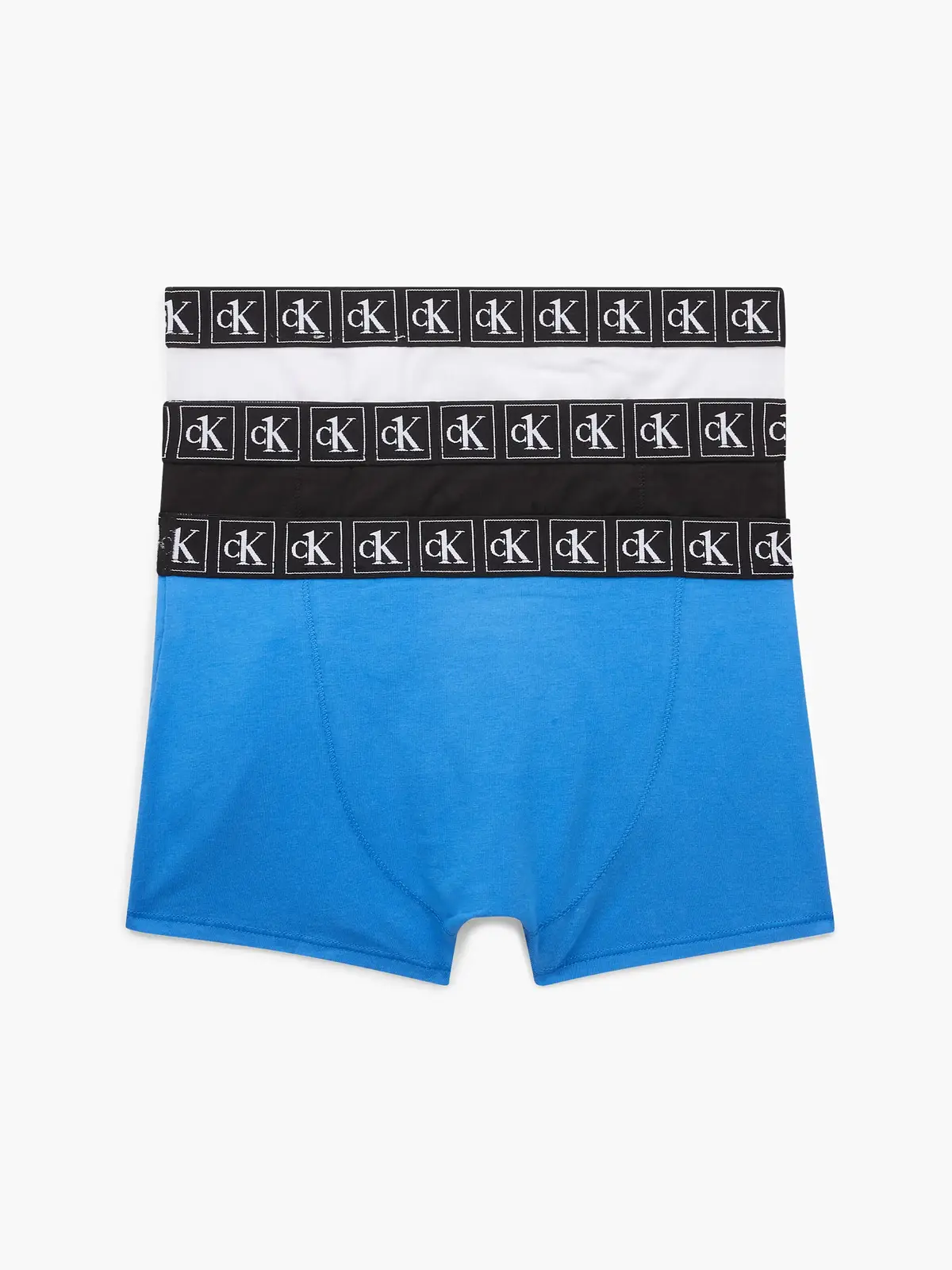 Calvin Klein 3PK TRUNK Erkek Mavi Boxer Set
