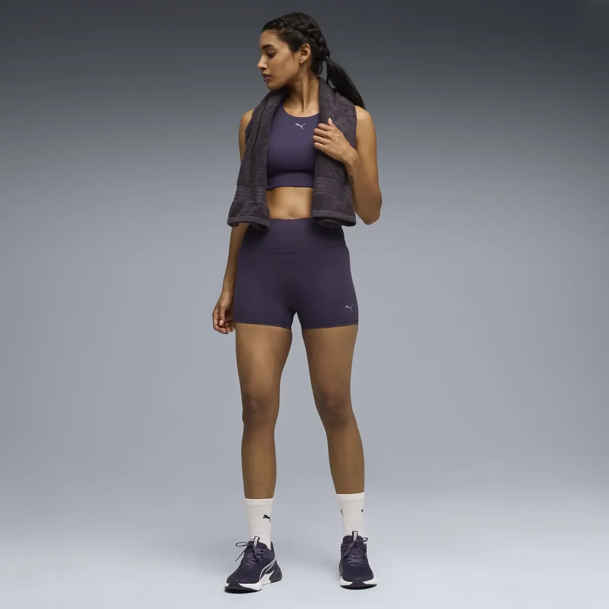 PUMA W SHAPELUXE SHORT TIGHT Lacivert Kadın Kısa Tayt