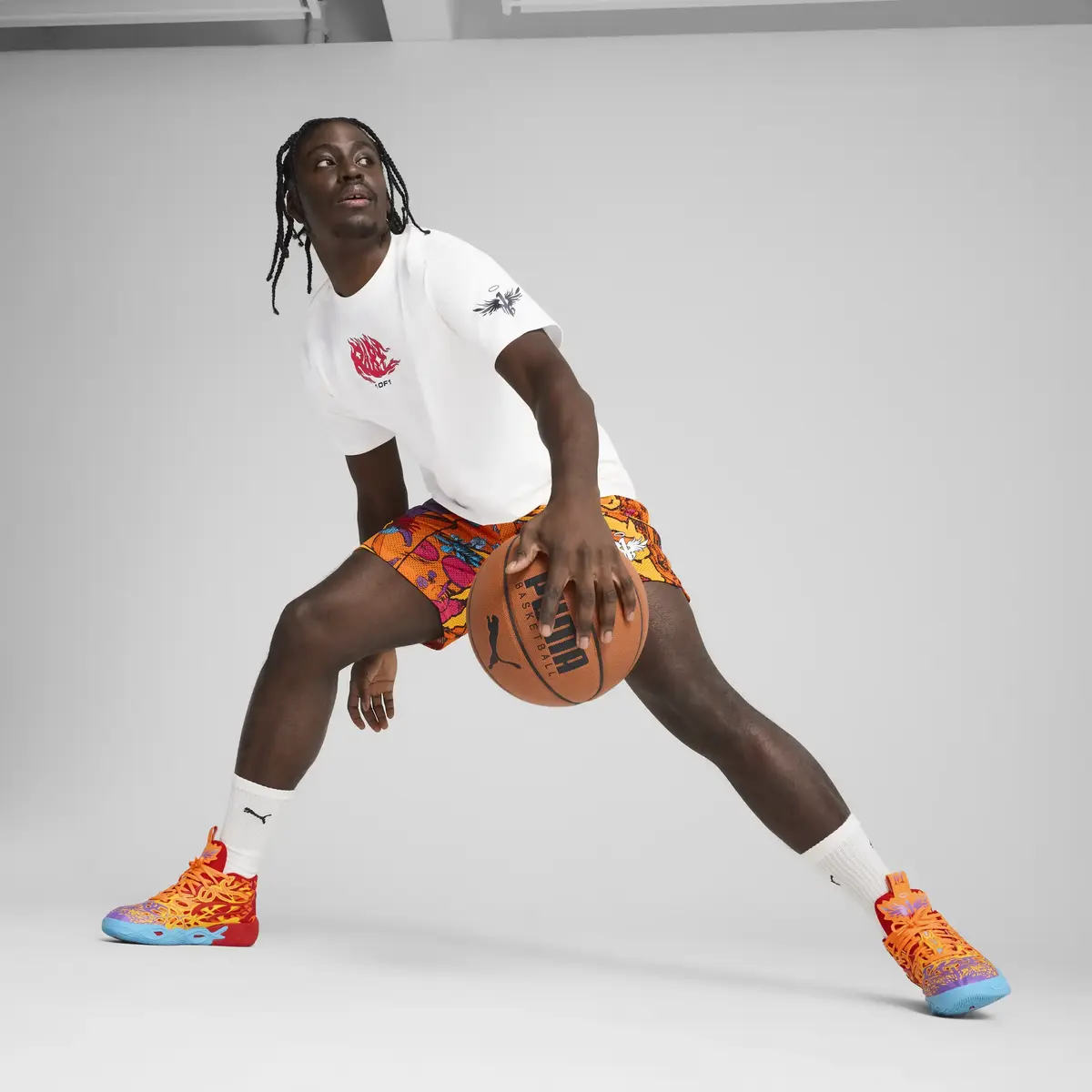 Puma MB.04 Phoenix Turuncu Basketbol Ayakkabısı