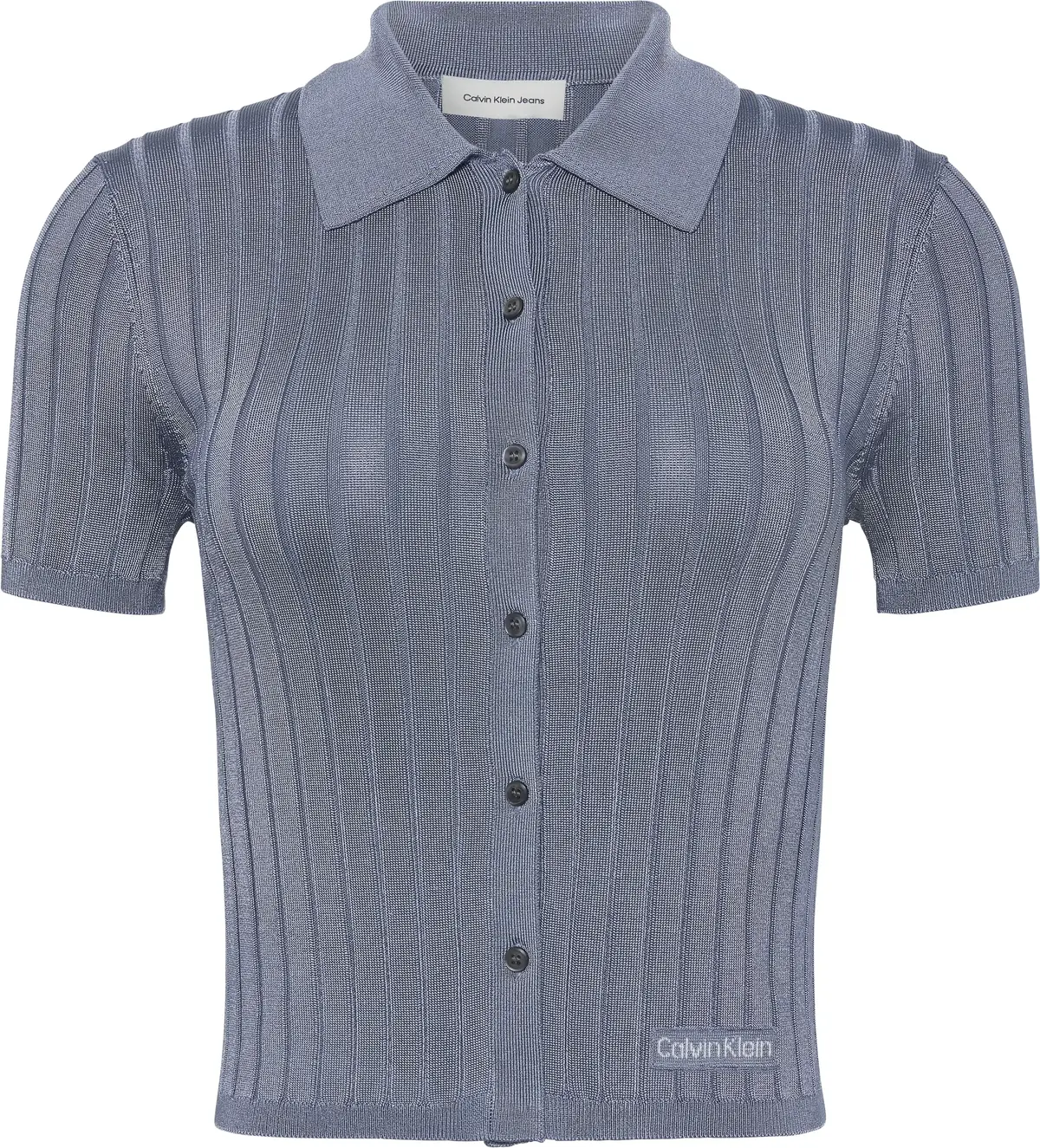 Calvin Klein SILKY CROPPED BABY P, RLW Mavi Kadın T-Shirt & Polo