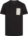 Calvin Klein SERIF BOX GRAPHIC TE, BEH Siyah Erkek T-Shirt & Polo