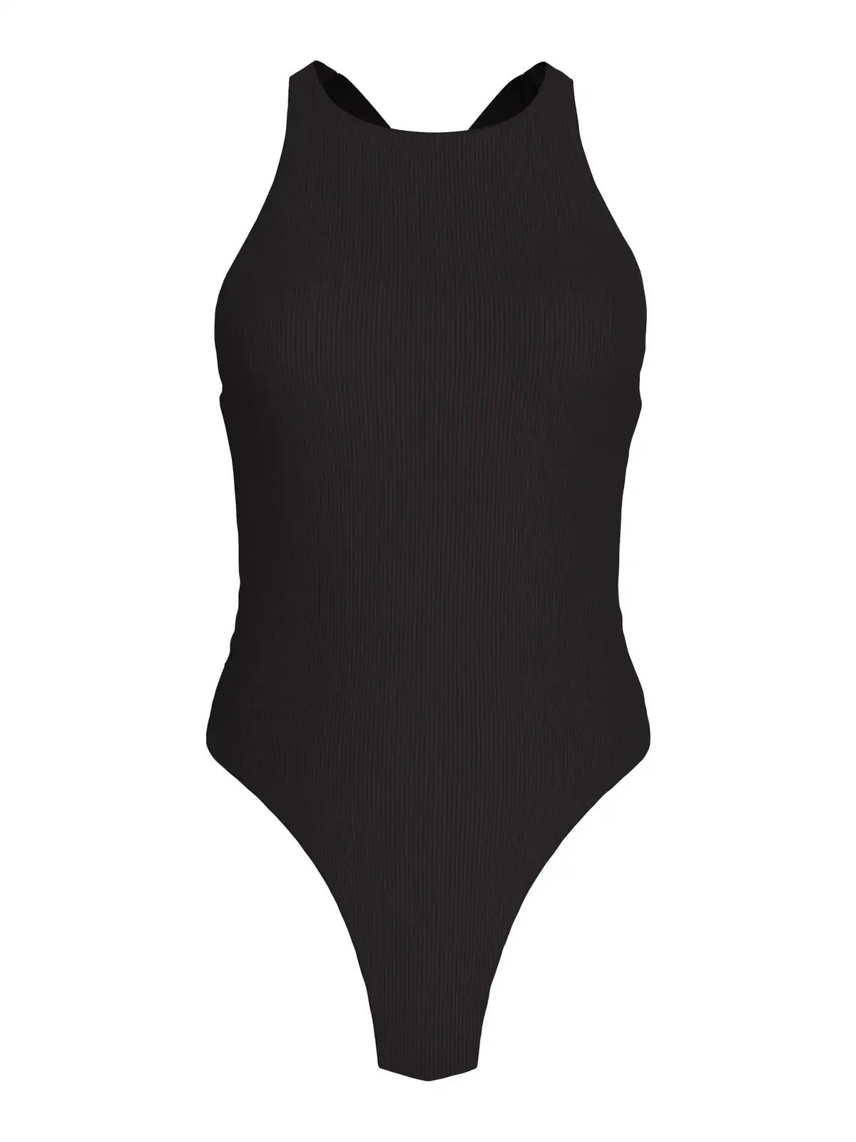 Calvin Klein SCOOP BACK ONE PIECE Siyah Çapraz Sırtlı Mayo