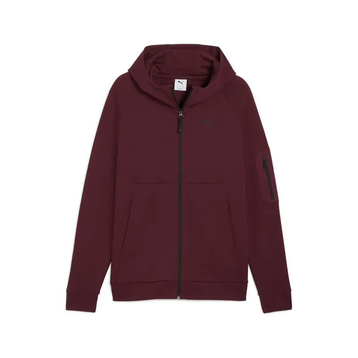 Puma PUMATECH FZ Hoodie Kırmızı Erkek Fermuarlı Üst