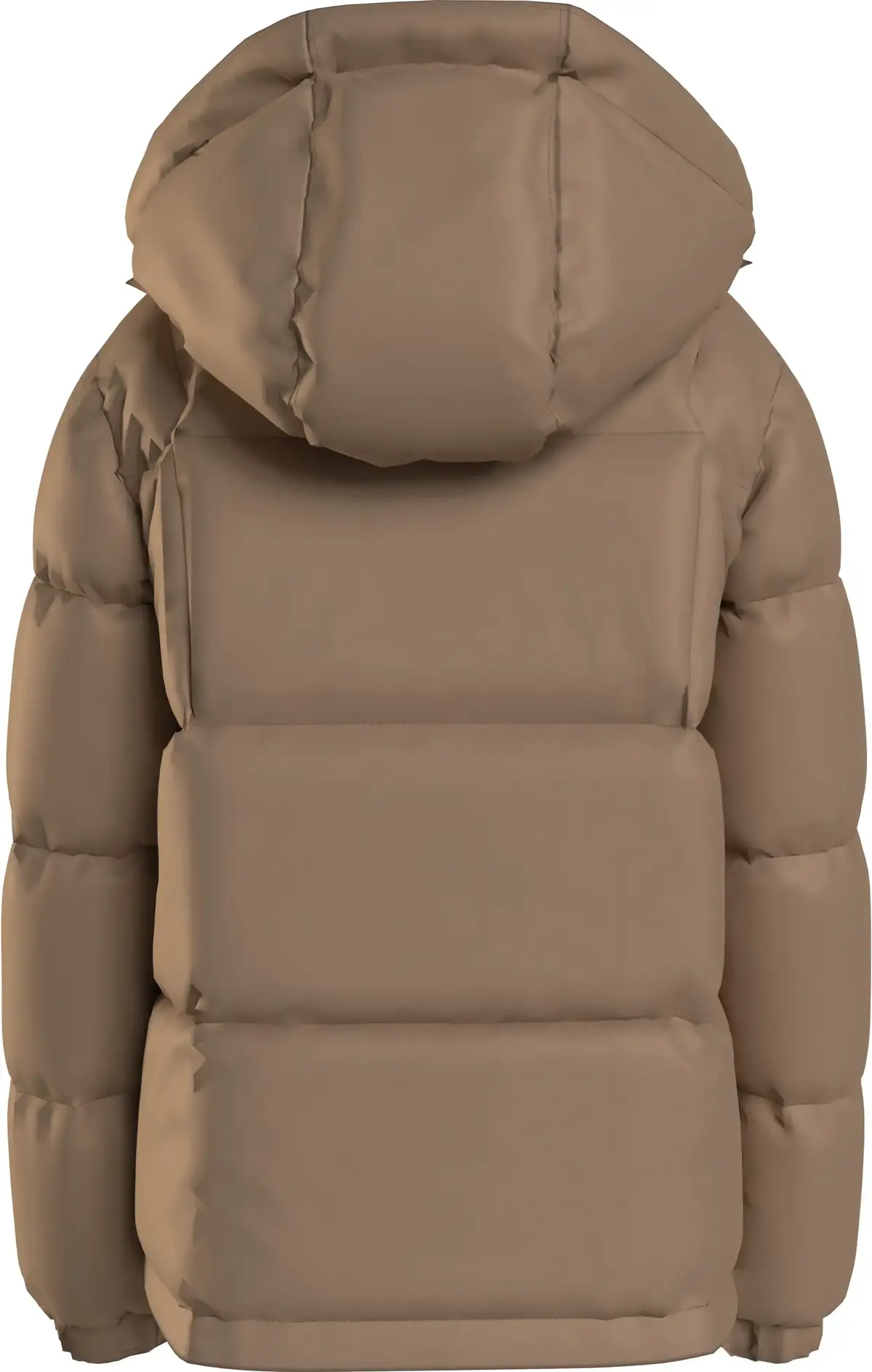 Calvin Klein SHORT QUILTED PUFFER Kadın Kahverengi Şişme Mont
