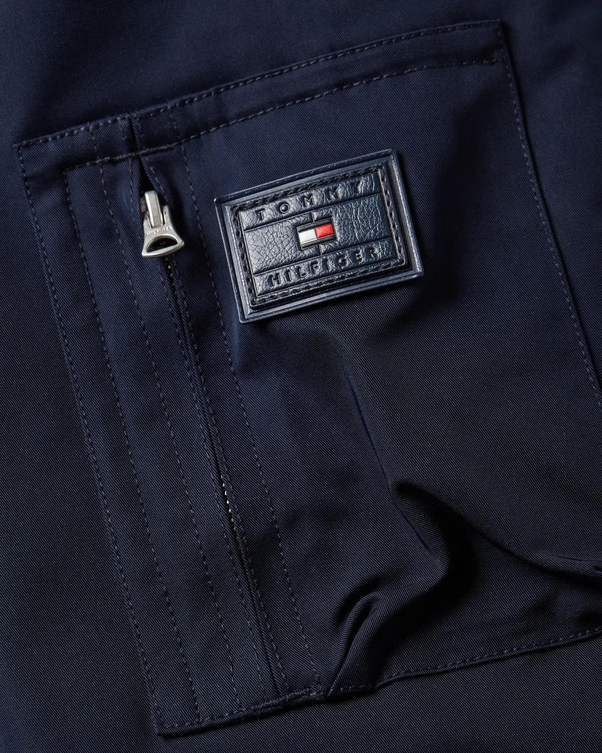 Tommy Hilfiger AUTHENTIC BOMBER Erkek Lacivert Fermuarlı Ceket