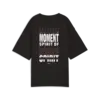 Puma WARDROBE ESS Graphic Tee Siyah Unisex T-Shirt & Polo