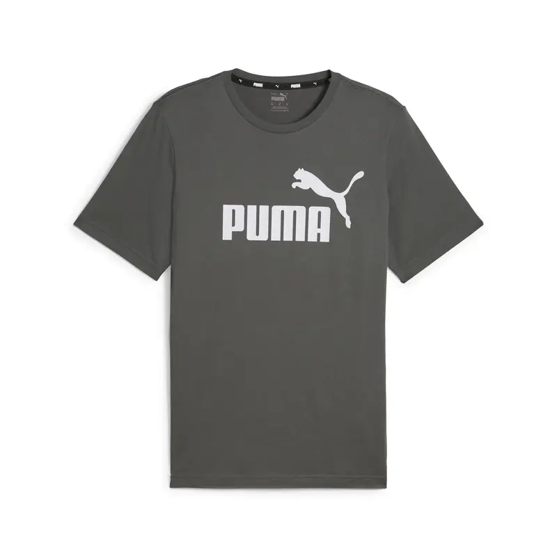 Puma ESS Logo Tee Gri Erkek T-Shirt