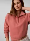 Calvin Klein BRUSHED FRENCH TERRY, F11 Kırmızı Kadın Sweatshirt