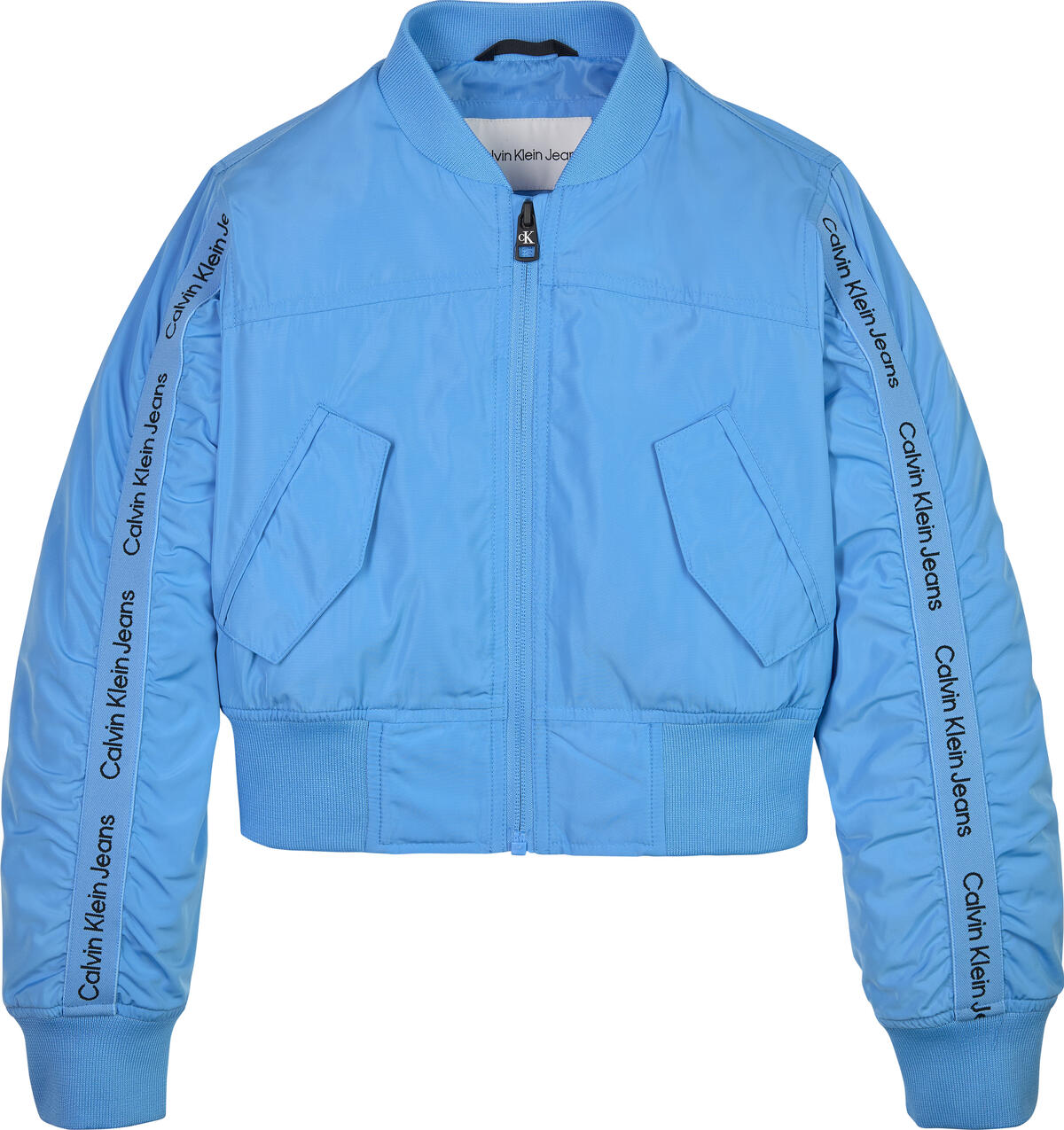 Calvin Klein LOGO TAPE BOMBER Kadın Mavi Mont